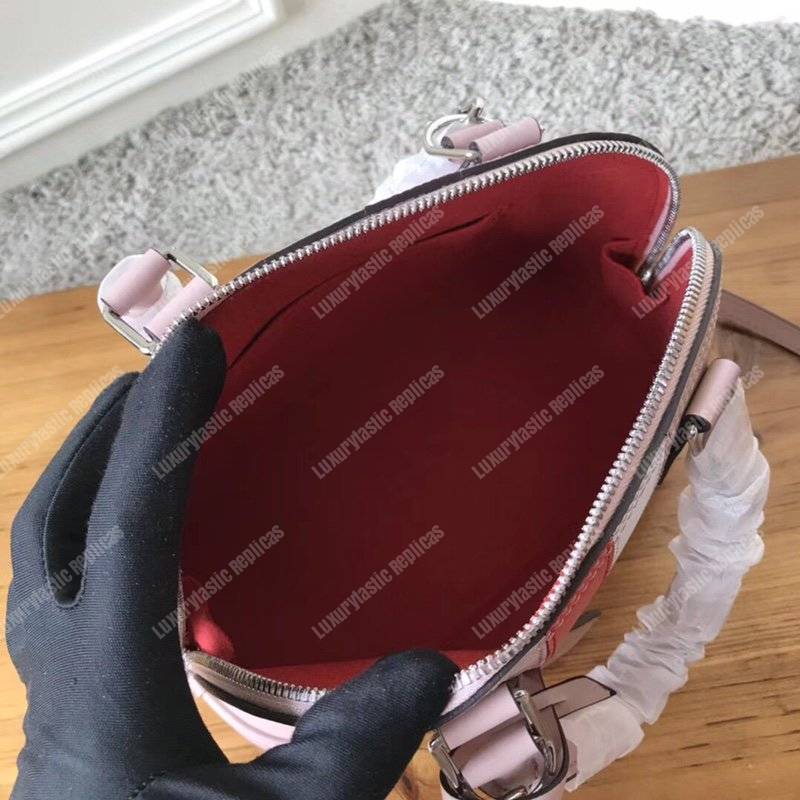 LV Alma BB Epi Leather Two-Tone Rose Ballerine Pink