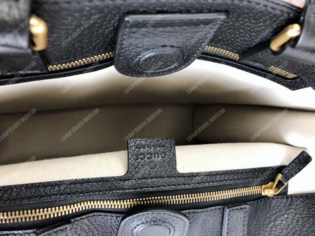 G*u*i bee star leather tote