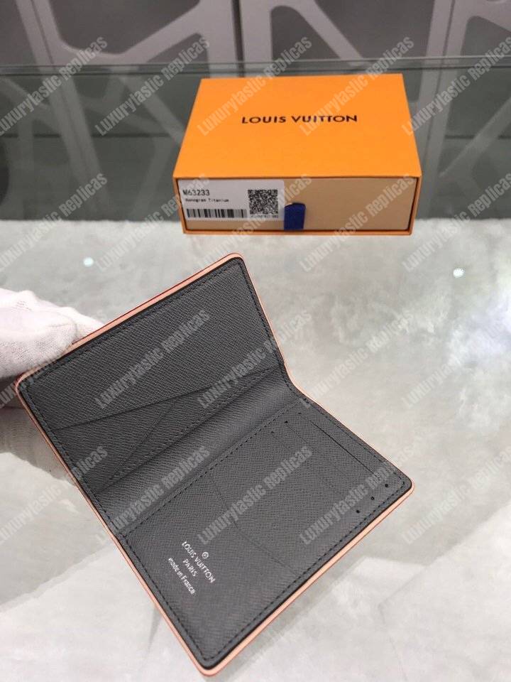 LV Pocket Organizer Monogram Titanium