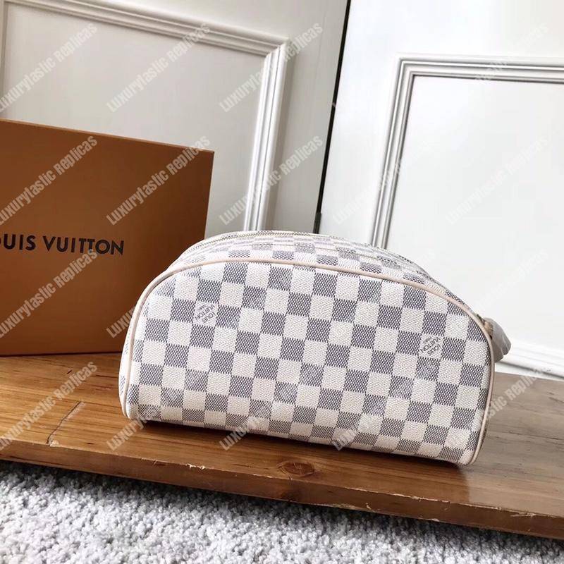 LV King Size Toiletry Bag Damier Azur