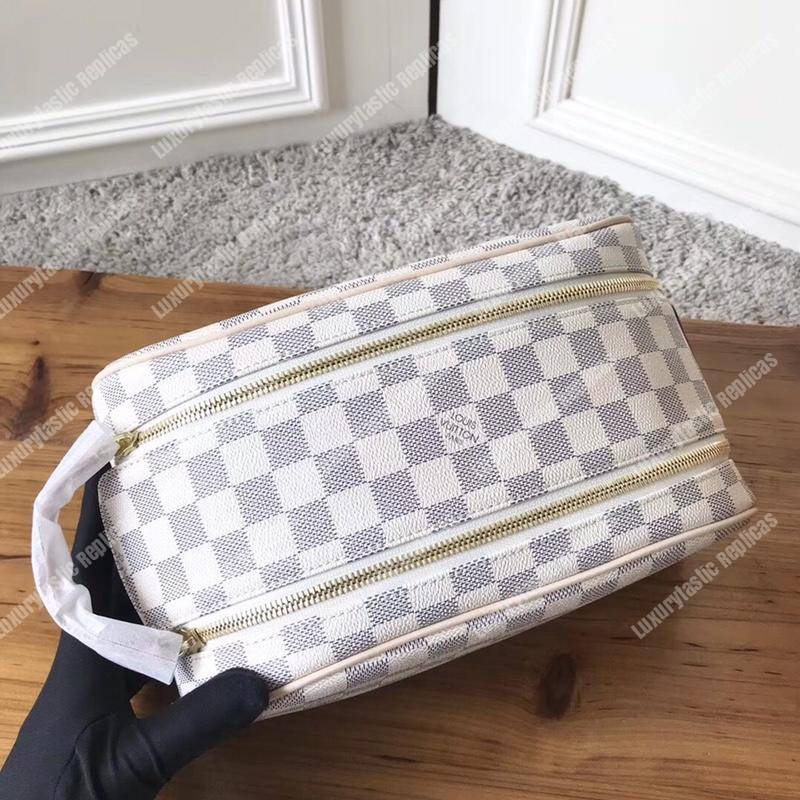 LV King Size Toiletry Bag Damier Azur