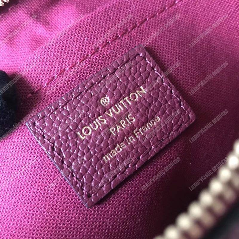 LV Pallas Clutch Bag Monogram Raisin