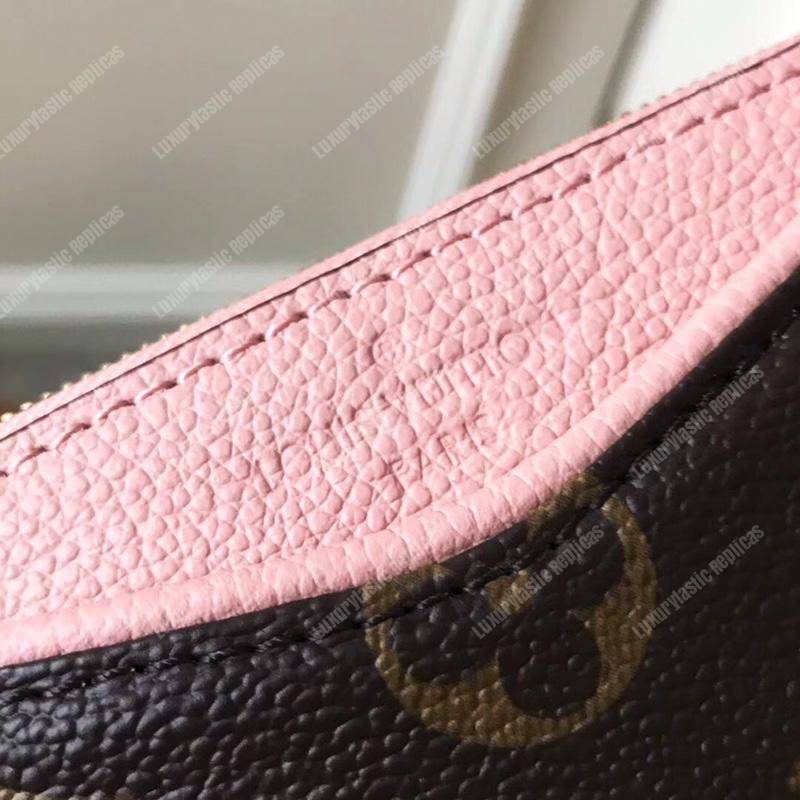 LV Pallas Clutch Bag Monogram Rose Poudre