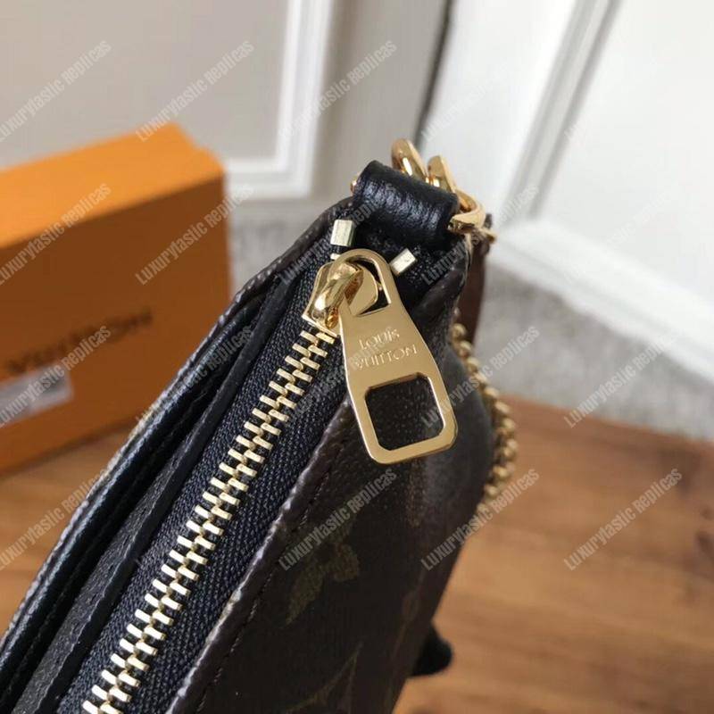 LV Pallas Clutch Bag Monogram Noir