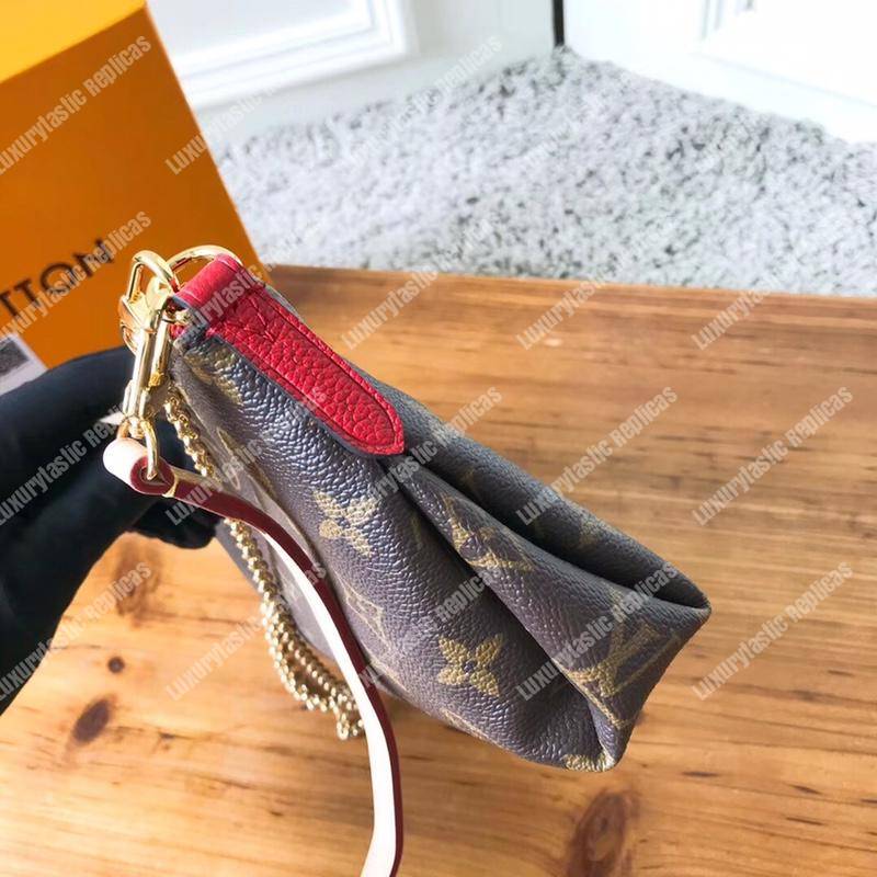 LV Pallas Clutch Bag Monogram Cerise