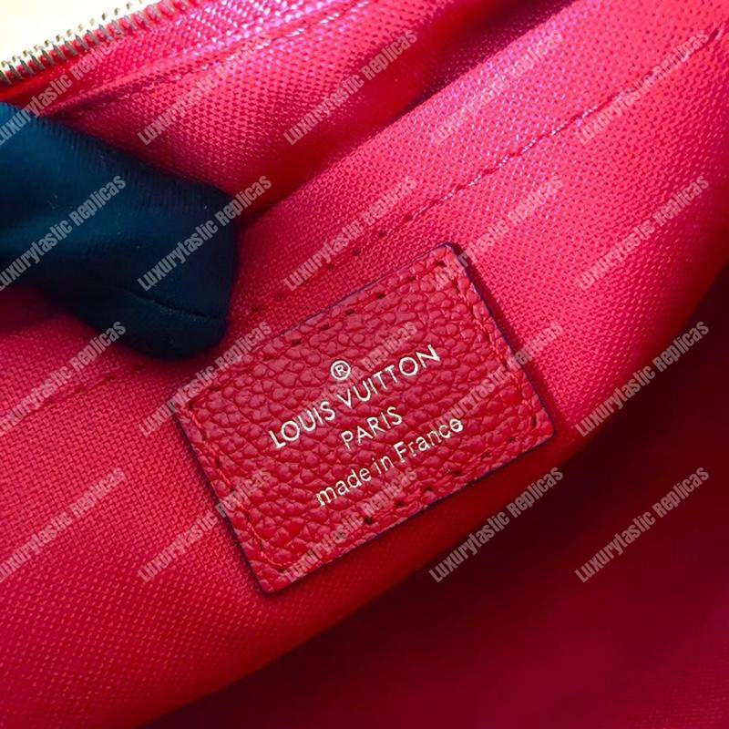 LV Pallas Clutch Bag Monogram Cerise