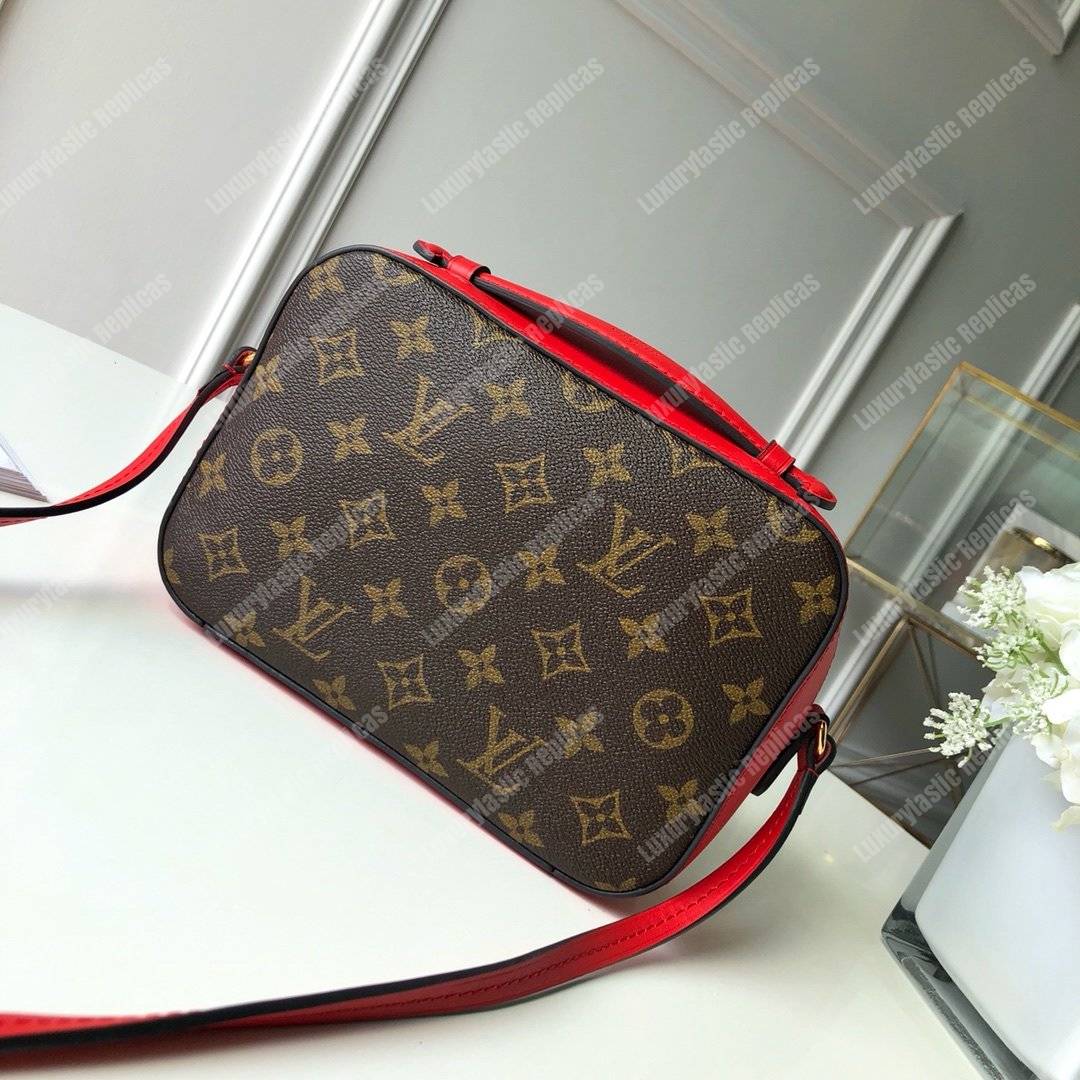 LV Saintonge Monogram Coquelicot