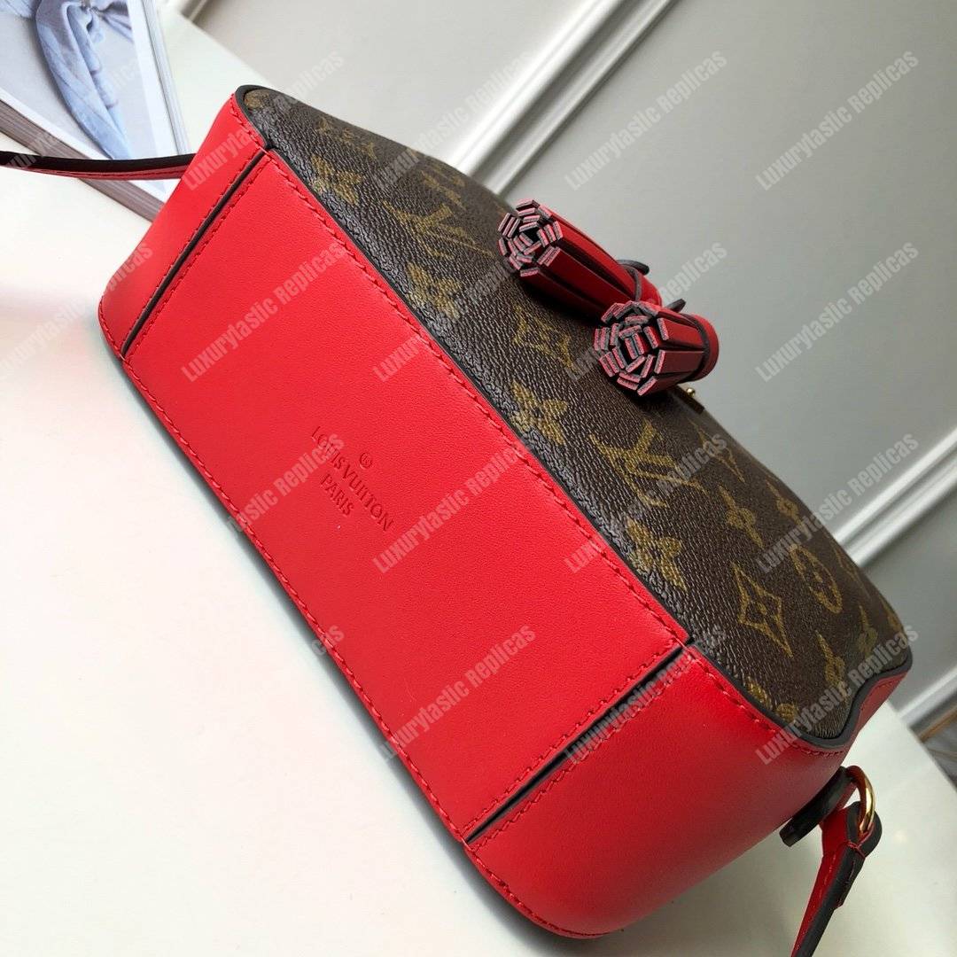 LV Saintonge Monogram Coquelicot
