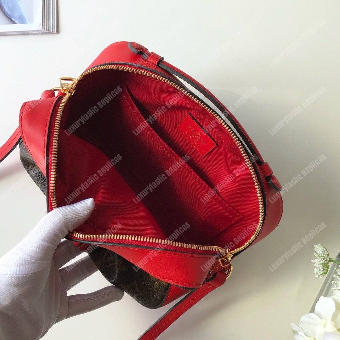 LV Saintonge Monogram Coquelicot