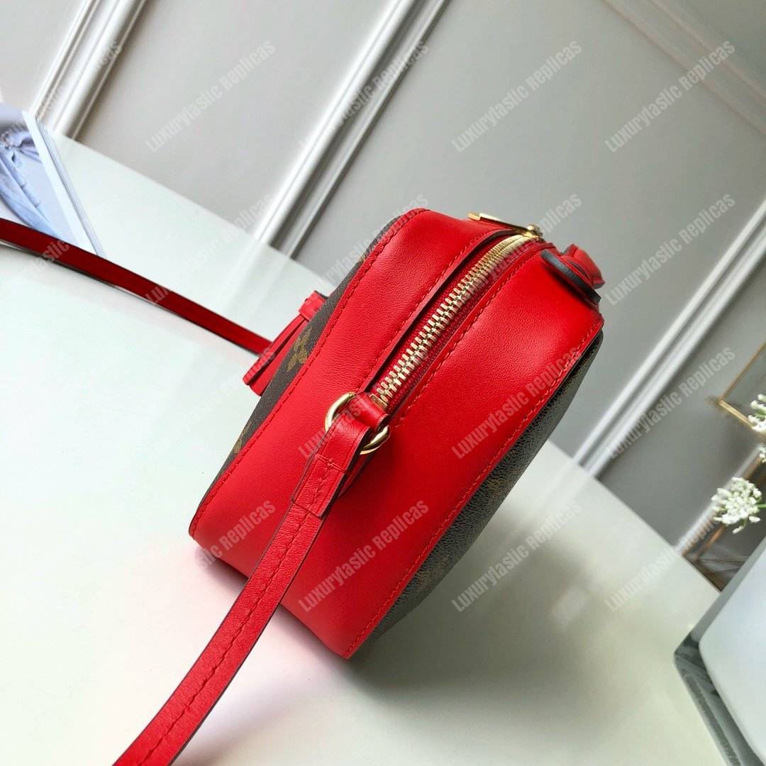 LV Saintonge Monogram Coquelicot