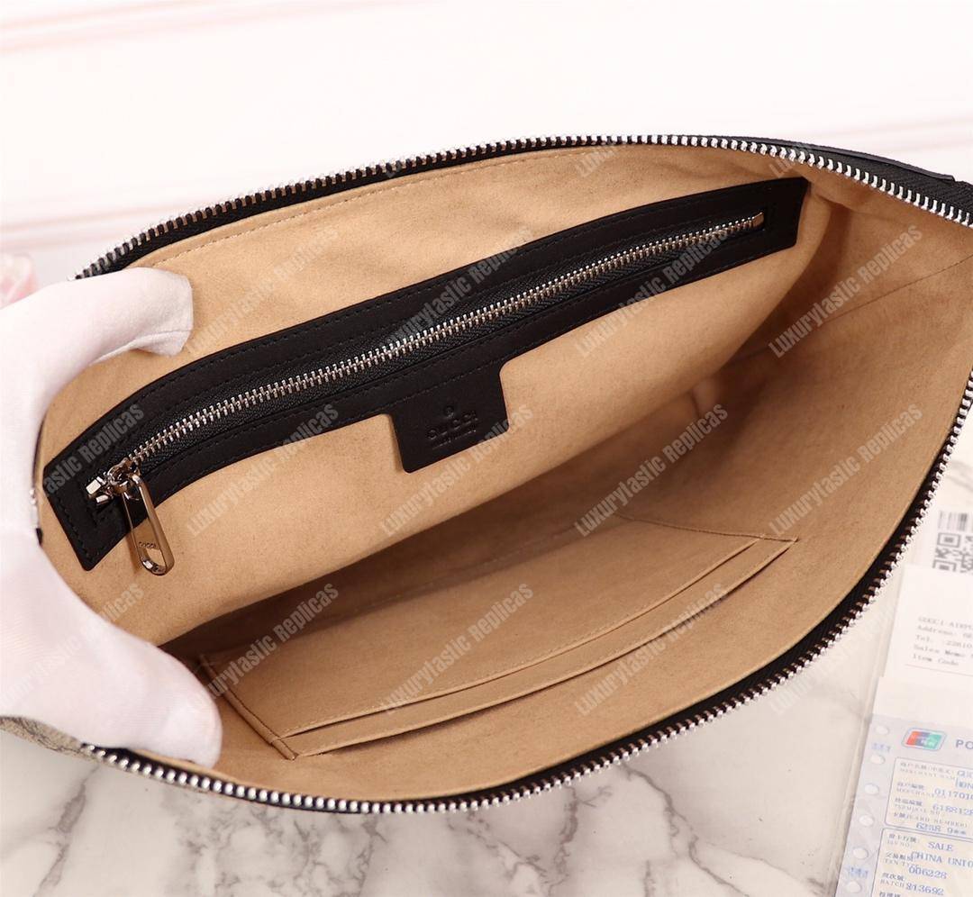 G*u*i gg beige ebony canvas men’s bag