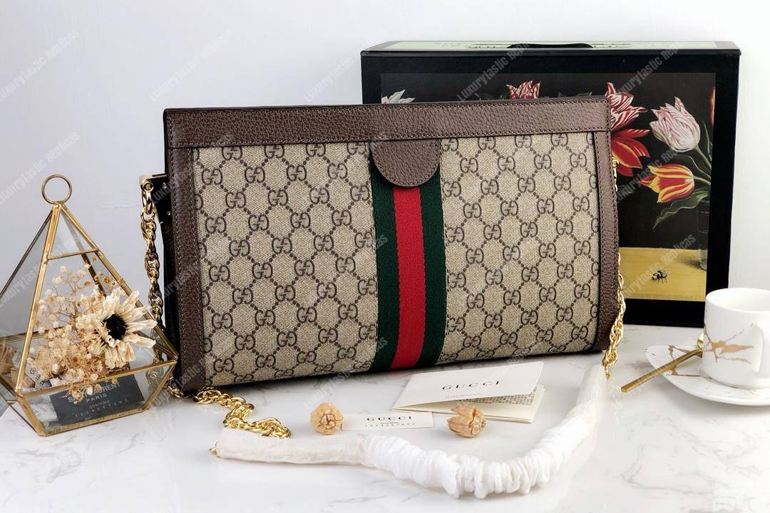 G*u*i ophidia gg medium shoulder bag beige/ebony