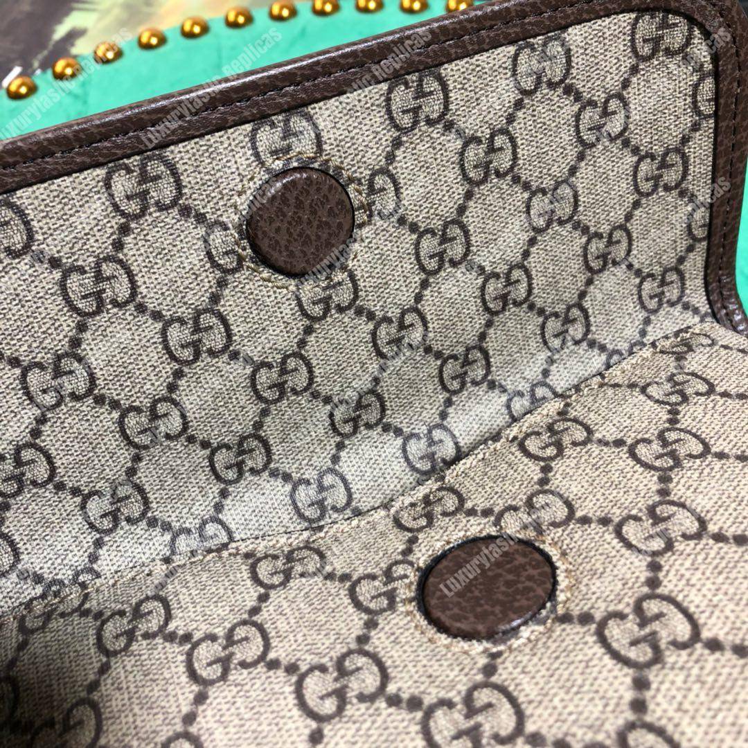 G*u*i neo vintage messenger small bag gray trim