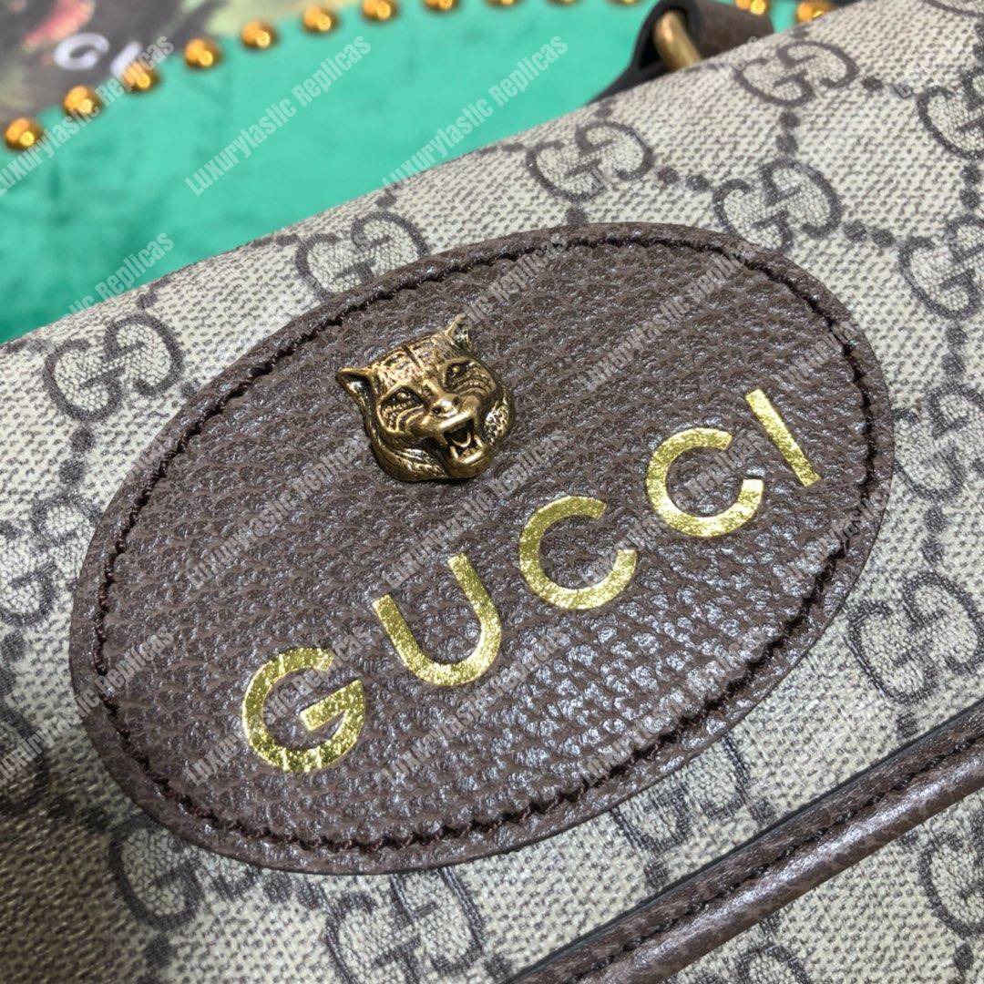 G*u*i neo vintage messenger small bag gray trim