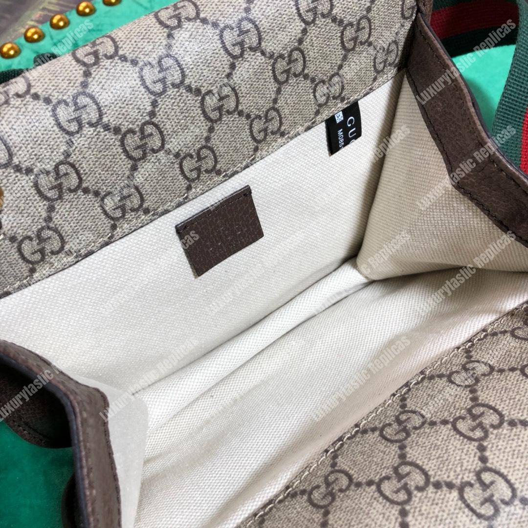 G*u*i neo vintage messenger small bag gray trim