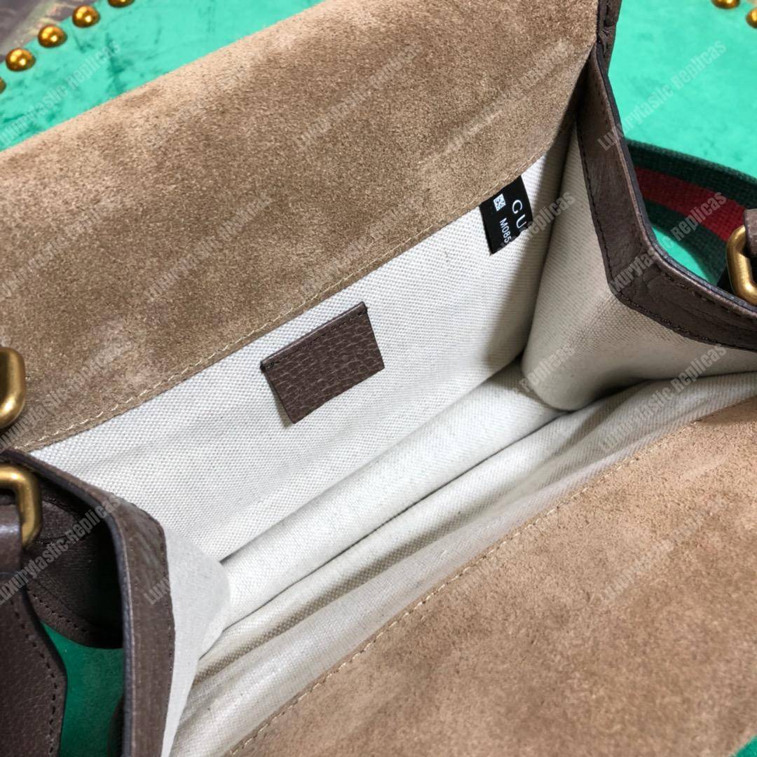 G*u*i neo vintage messenger small bag gray suede