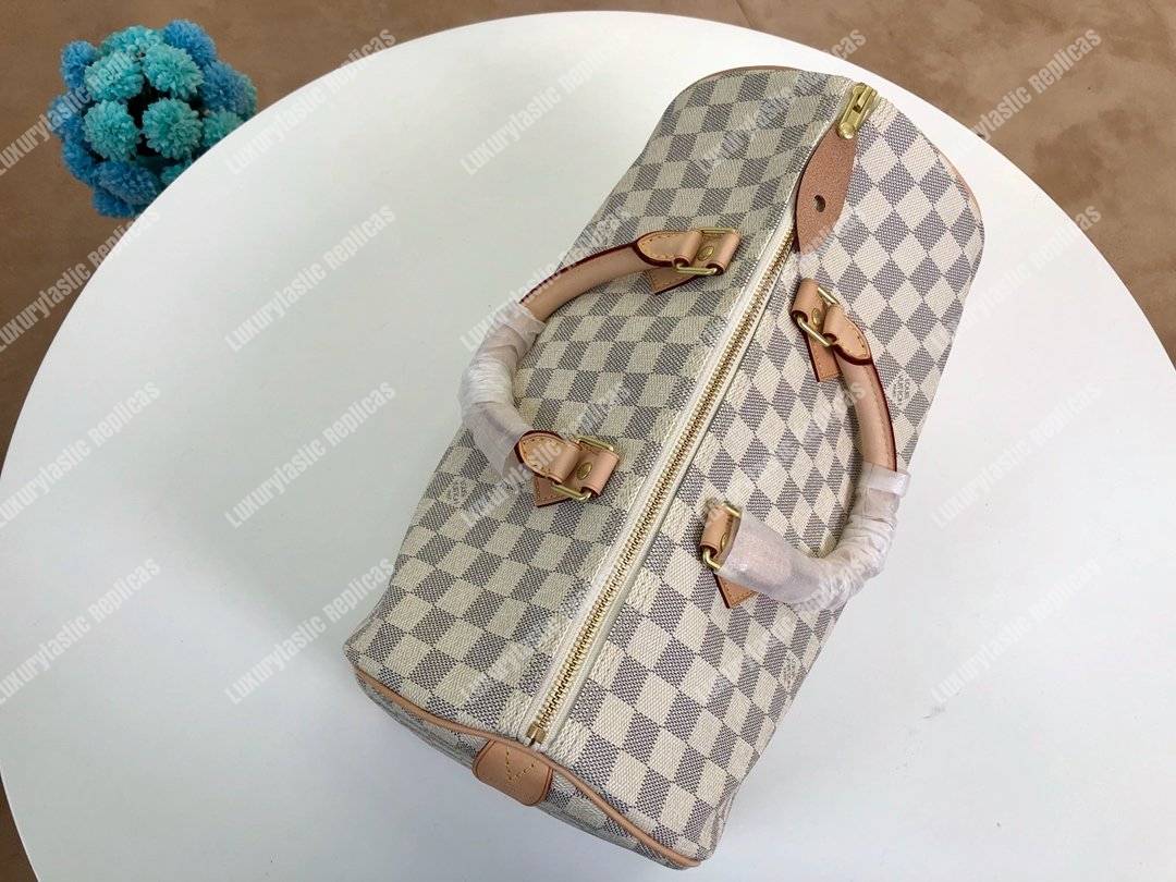 LV Speedy 35 Damier Azur