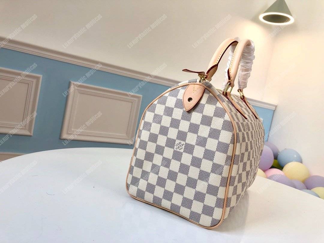 LV Speedy 30 Damier Azur