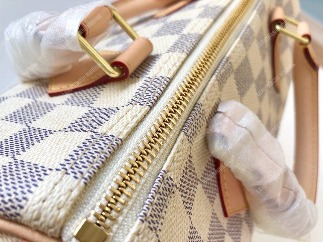 LV Speedy 25 Damier Azur