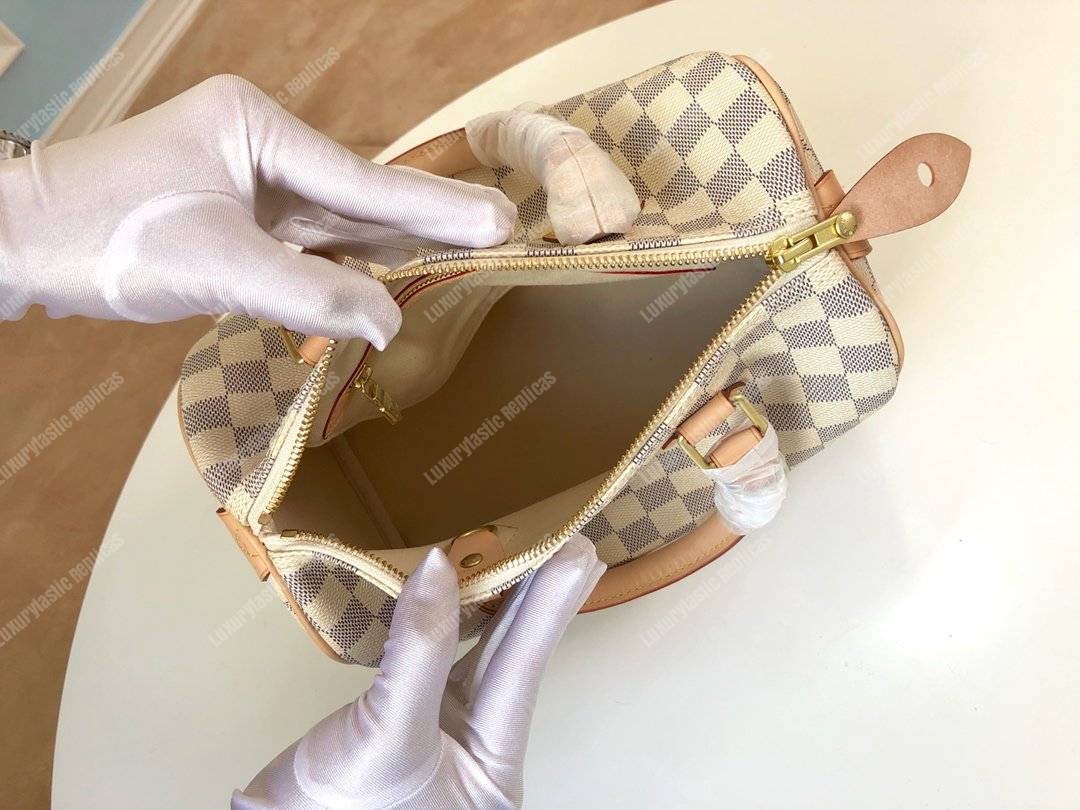 LV Speedy 25 Damier Azur