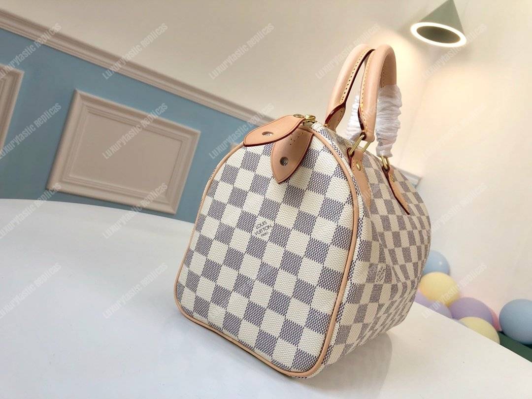 LV Speedy 25 Damier Azur