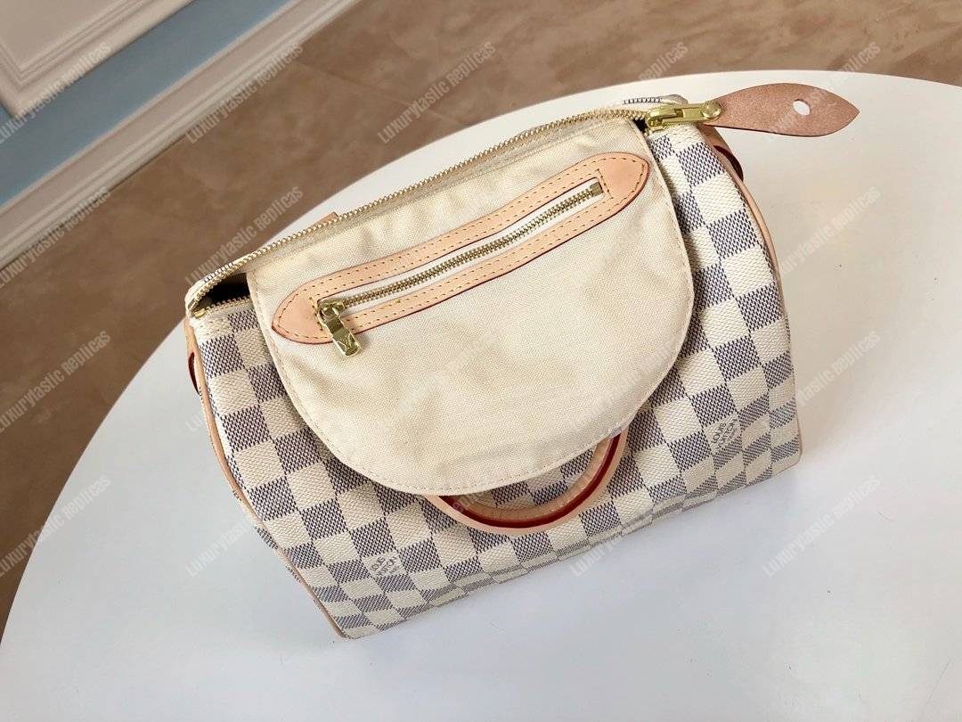 LV Speedy 25 Damier Azur