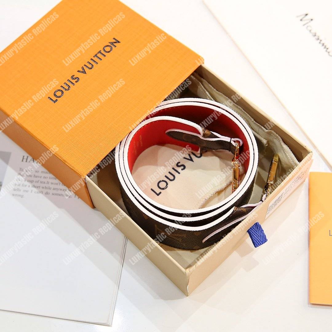 LV Bandouliere Damier Ebene Coquelicot