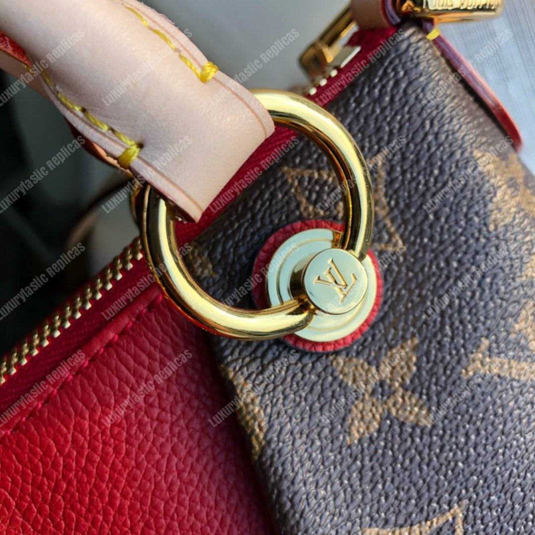 LV V Tote BB Monogram Cerise