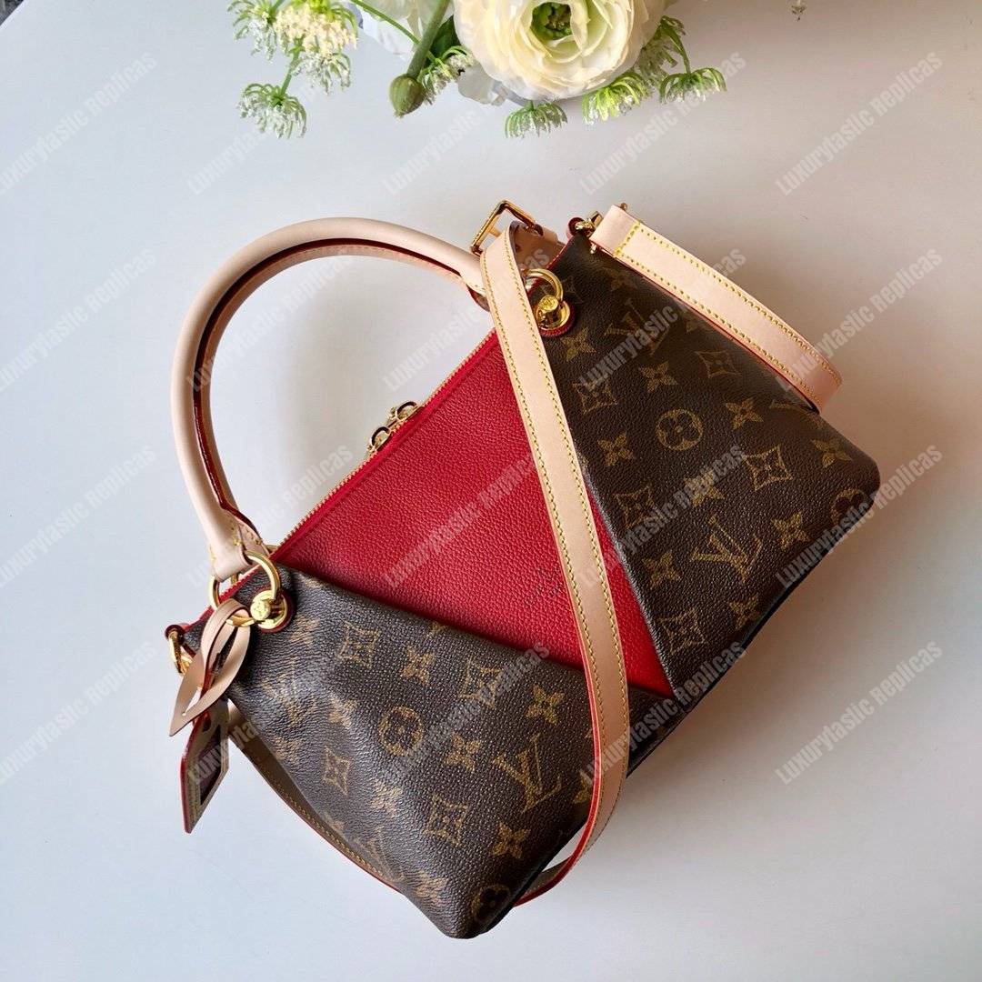 LV V Tote BB Monogram Cerise