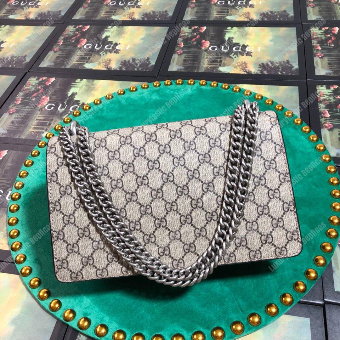 G*u*i dionysus small gg shoulder bag beige pink