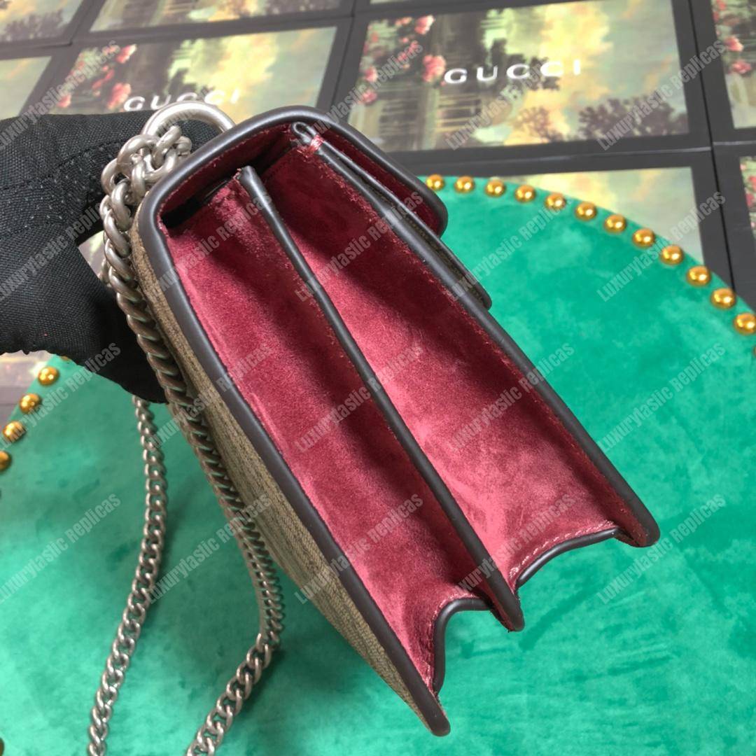 G*u*i dionysus small gg shoulder bag beige pink