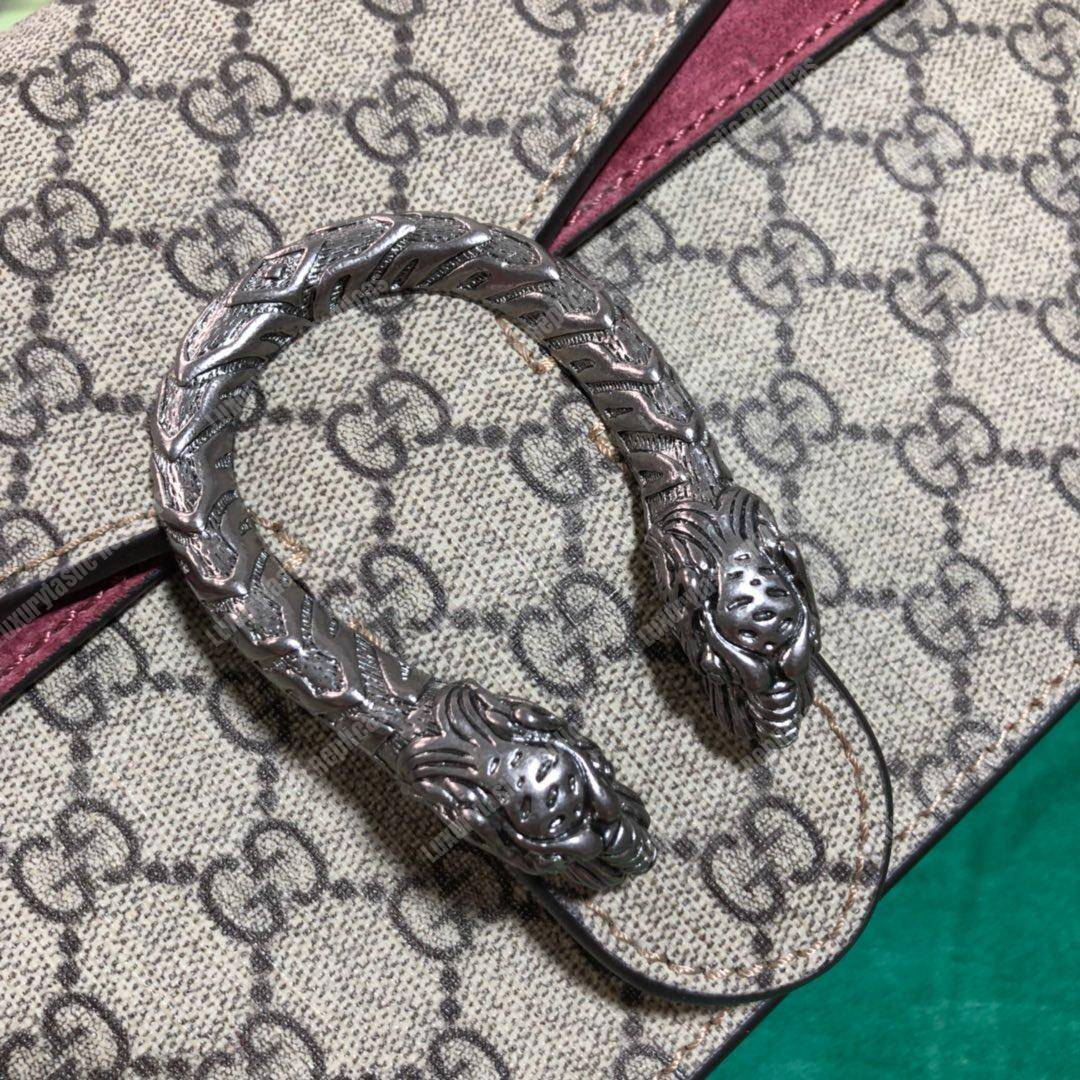 G*u*i dionysus small gg shoulder bag beige pink