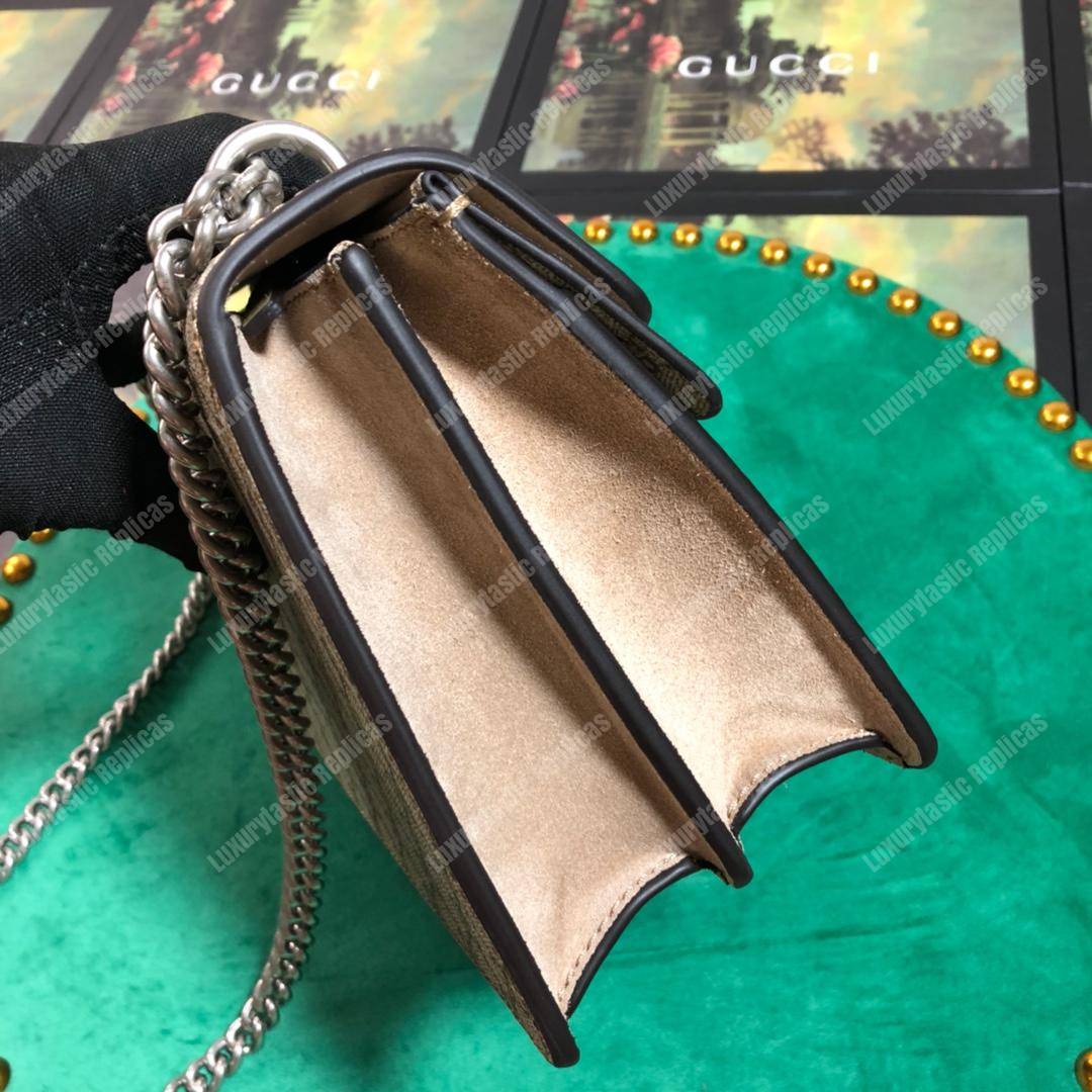 G*u*i dionysus small gg shoulder bag beige white