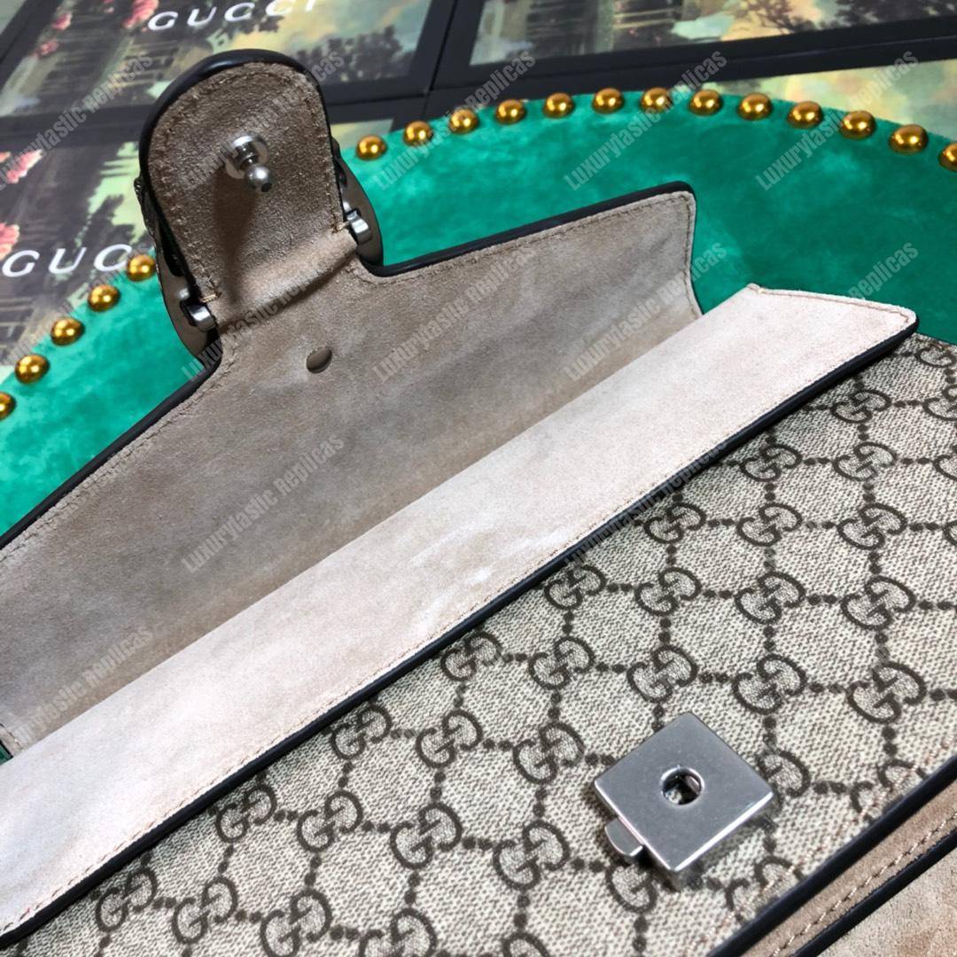 G*u*i dionysus small gg shoulder bag beige white