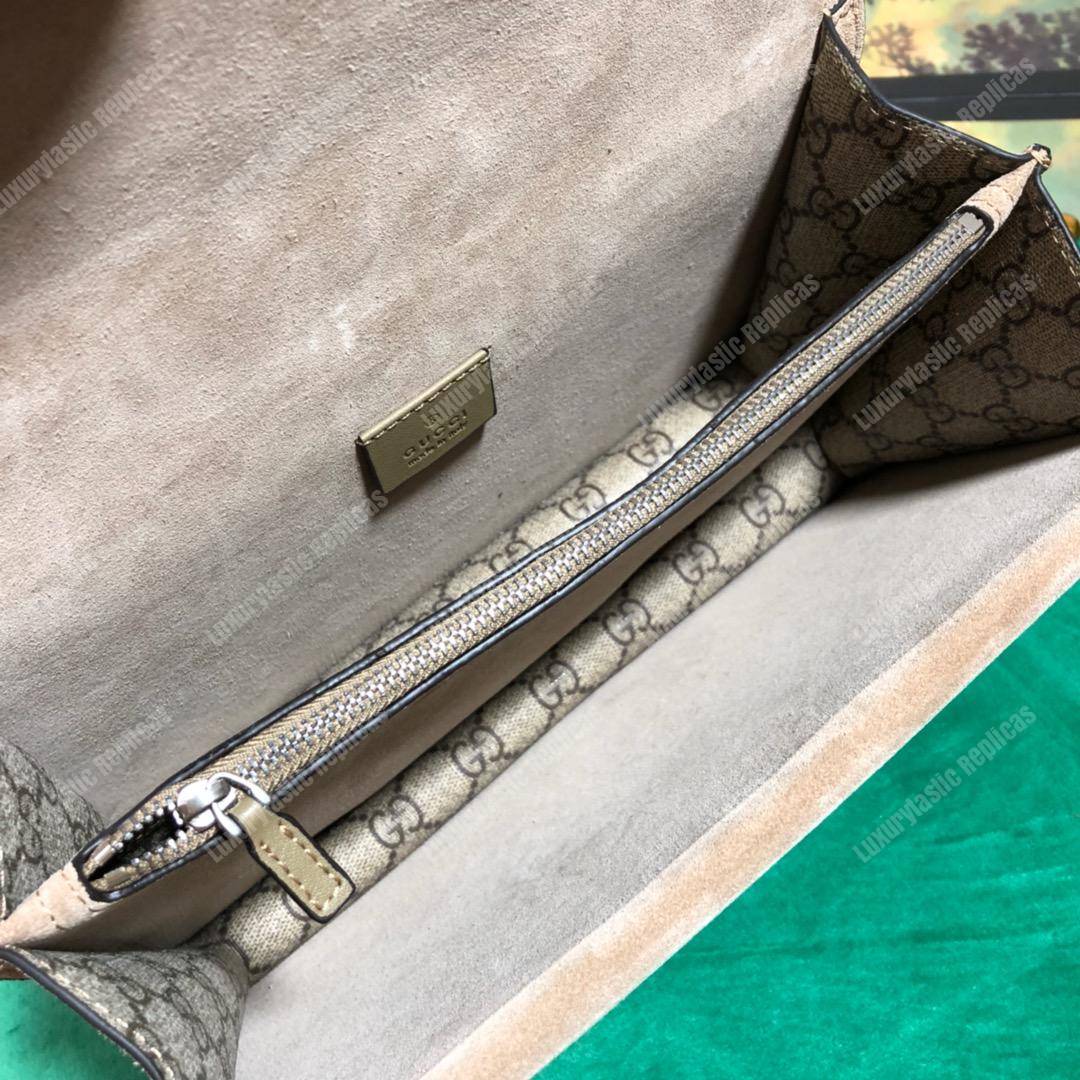 G*u*i dionysus small gg shoulder bag beige white