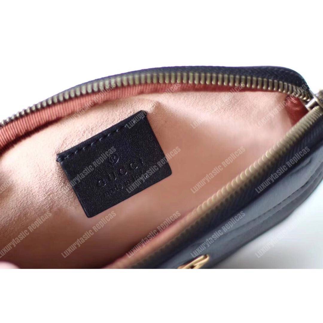 G*u*i gg marmont matelassé belt bag black