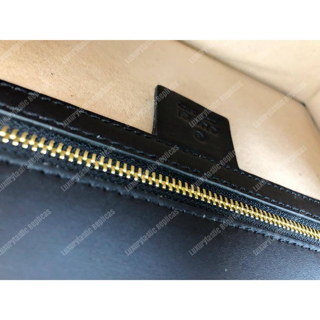 G*u*i sylvie gg velvet small shoulder bag brown