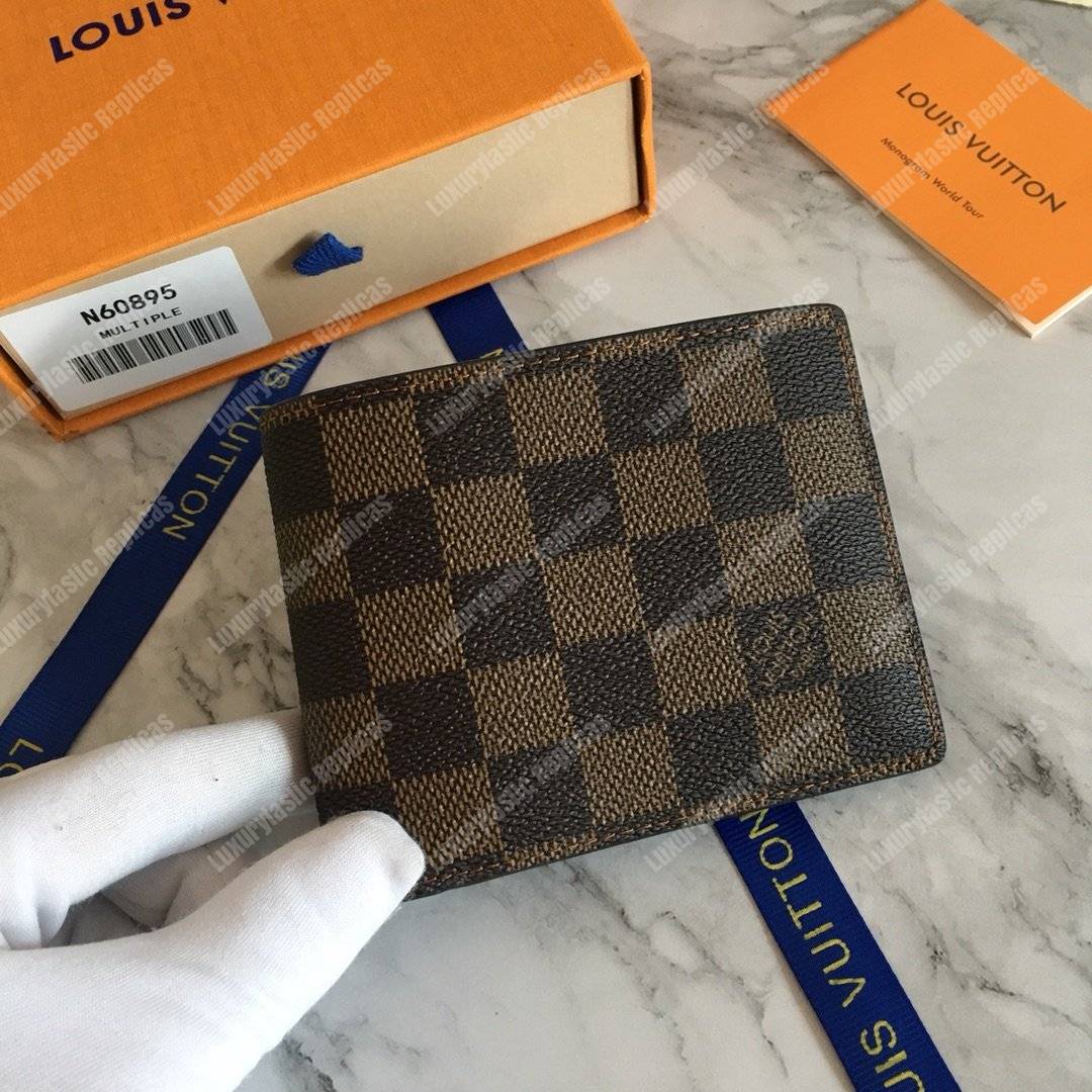 LV Multiple Wallet Damier Ebene