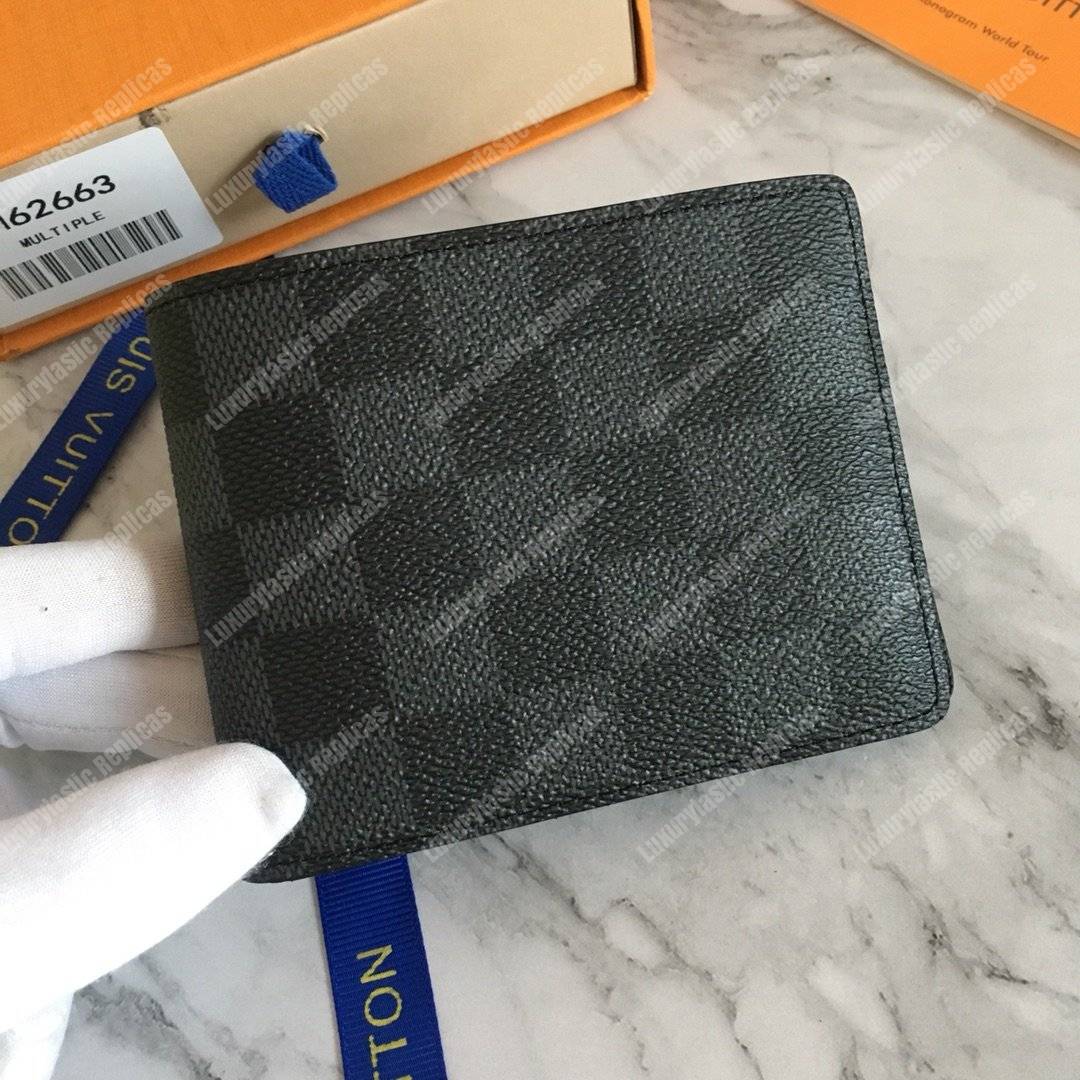 LV Multiple Wallet Damier Graphite