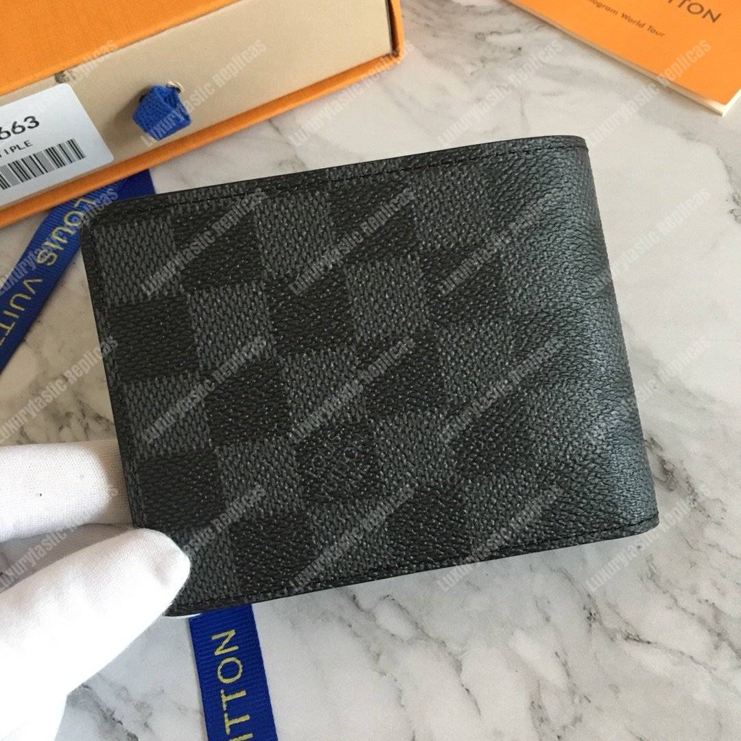 LV Multiple Wallet Damier Graphite