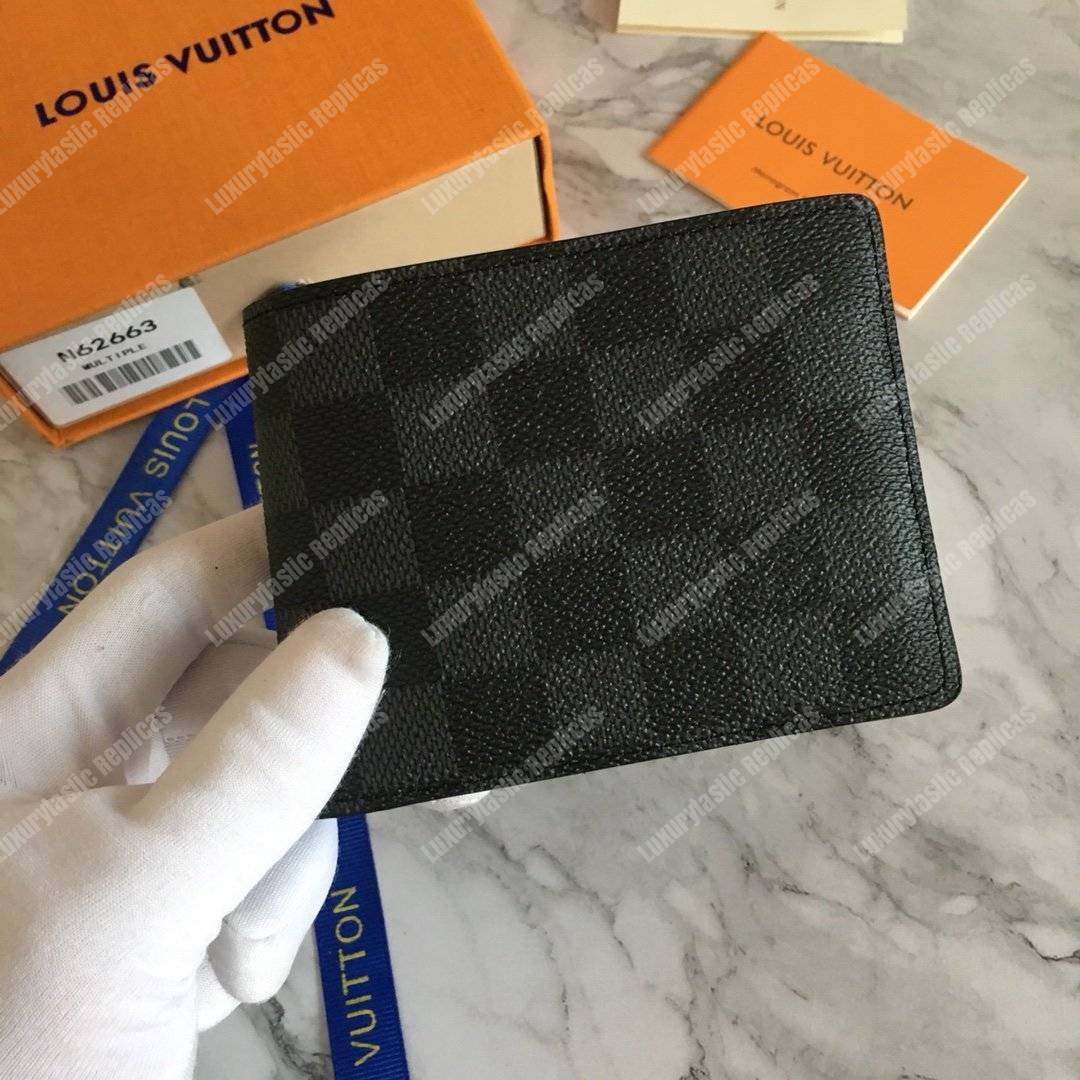 LV Multiple Wallet Damier Graphite