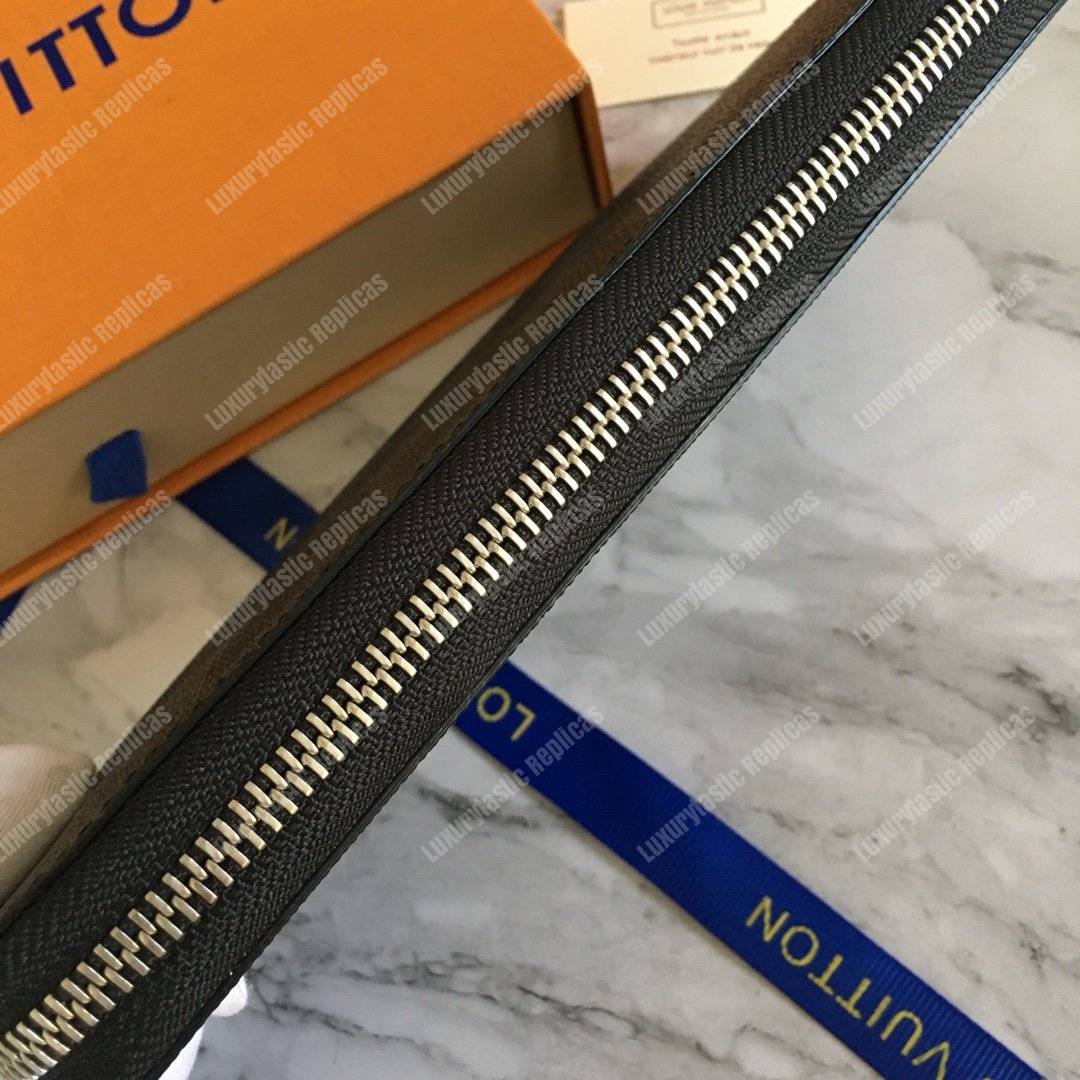 LV Zippy Wallet Vertical Damier Graphite