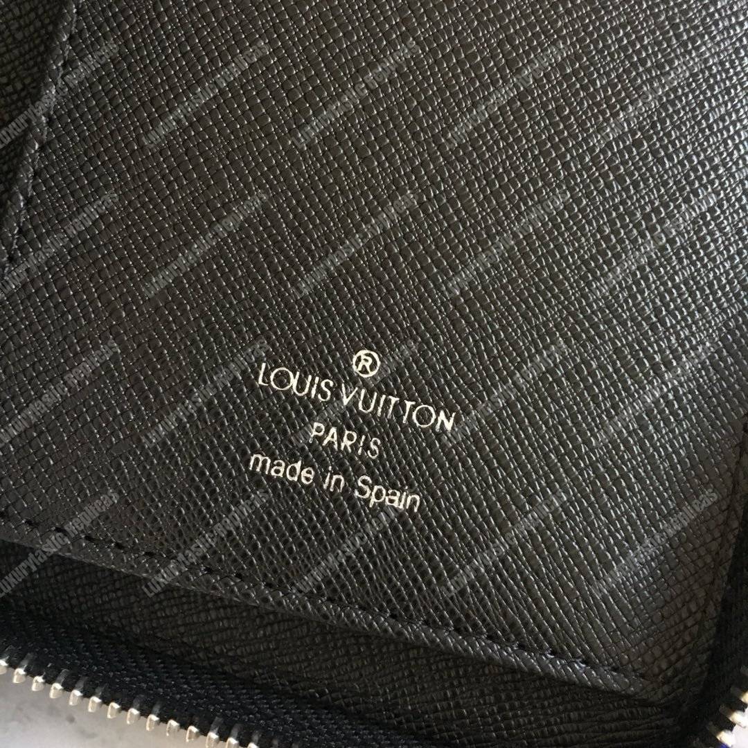 LV Zippy Wallet Vertical Damier Graphite