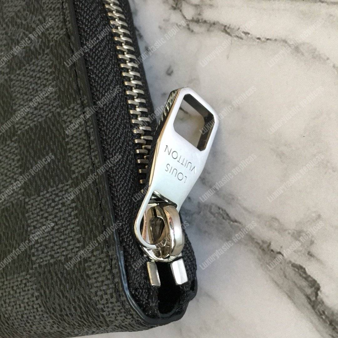 LV Zippy Wallet Vertical Damier Graphite