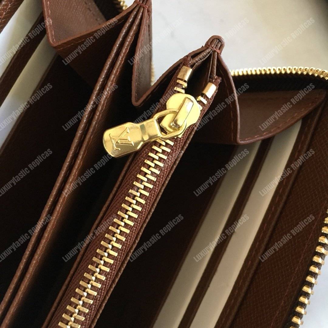 LV Zippy Wallet Monogram Brown