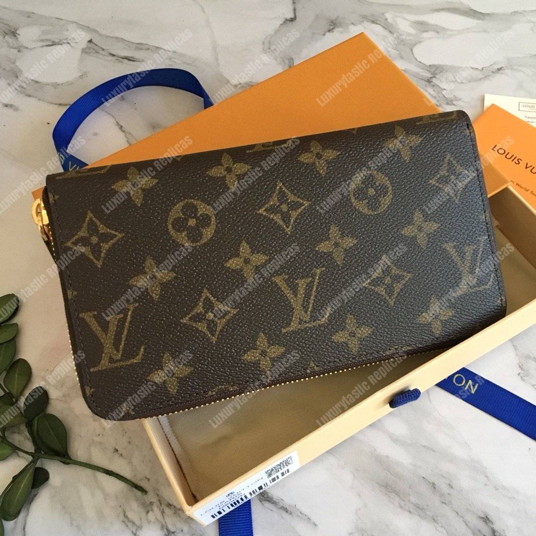 LV Zippy Wallet Monogram Brown