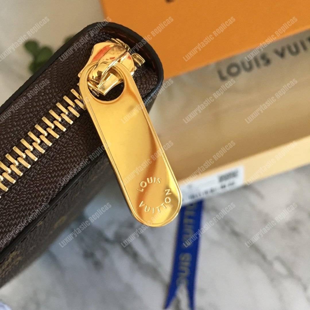 LV Zippy Wallet Monogram Brown