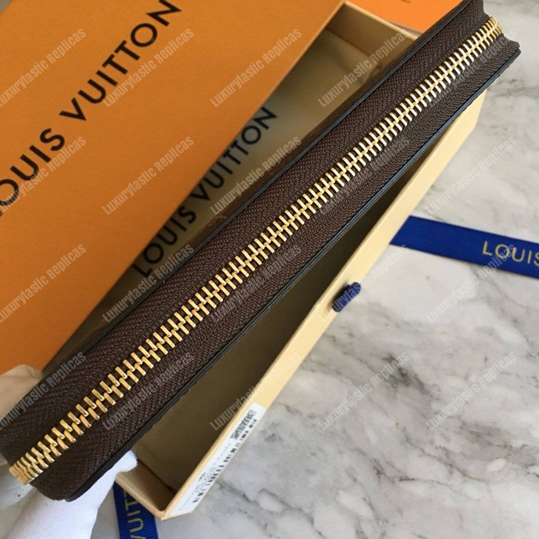 LV Zippy Wallet Monogram Brown