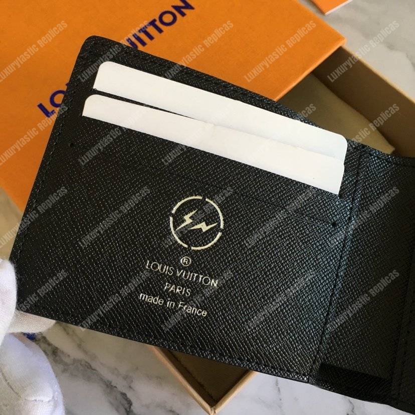 LV Multiple Wallet Monogram Eclipse Black Band
