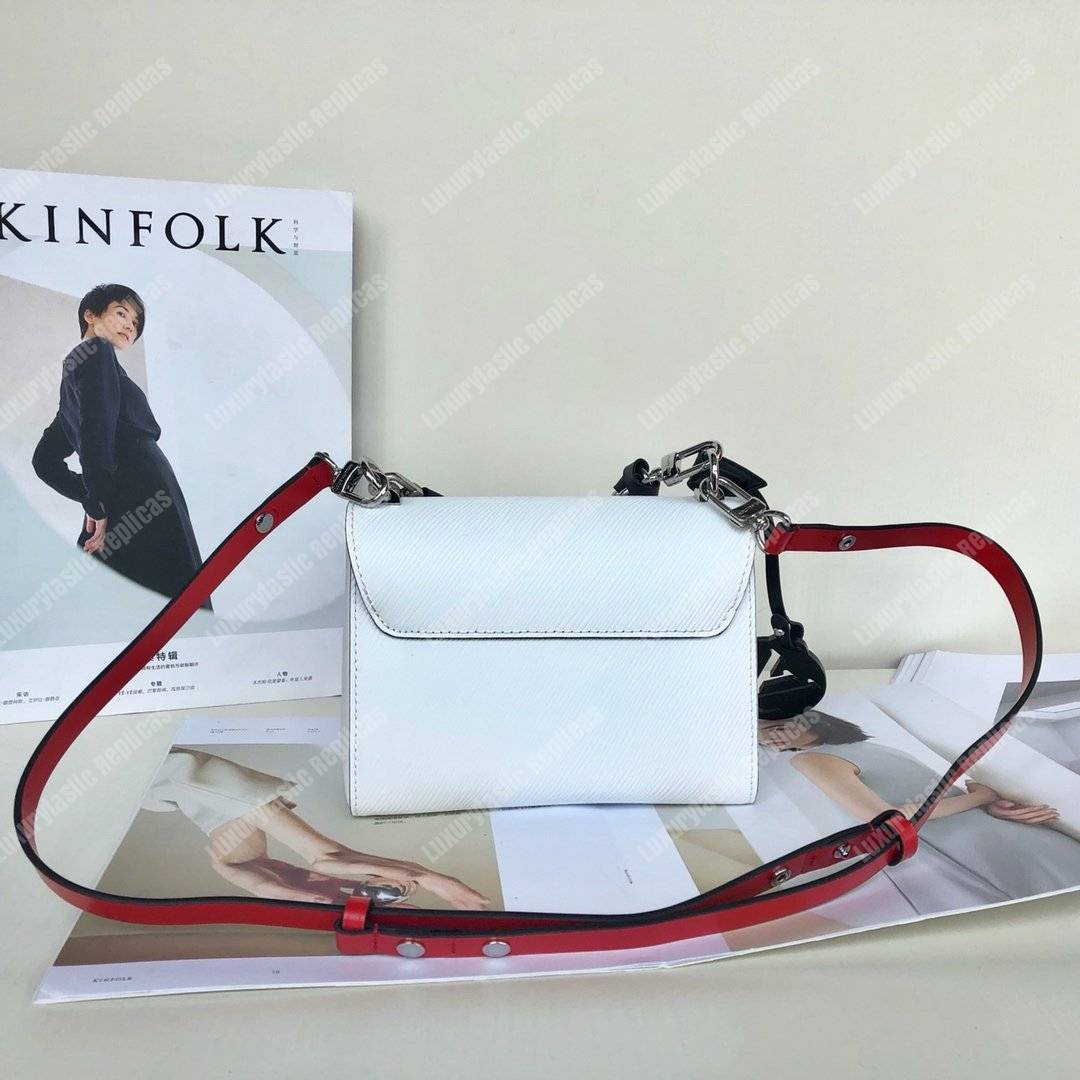 LV Twist PM Epi Leather Blanc